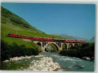 6491 Realp - Glacier Express Richlerenbrücke Verlag Seematter Nr. 17 Foto: Alby Lambrigger