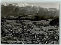 3665 Wattenwil Gebrauchsspuren Fliegeraufnahme mit Stockhornkettte