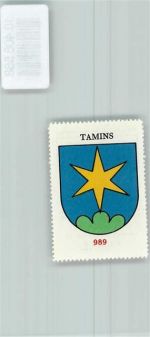 7015 Tamins - Vignette Wappen Kaffee Hag ca 1920-1940 Stern