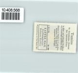 7015 Tamins - Vignette Wappen Kaffee Hag ca 1920-1940 Stern