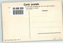 1296 Coppet Künstlerkarte Altes Viertel sign. Meylan Serie Nr. 4