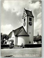 9545 Wängi Foto AK Ev. Kirche