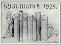 Matur 1929 Bücher AK