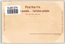 1946 Bourg-St-Pierre Lithographie Hospiz auf dem Grossen St. Bernhard Hunde Bernardiener