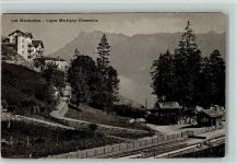 1923 Les Marécottes - Bahnlinie Martigny-Chamonix