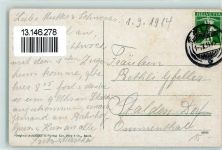 3717 Blausee-Mitholz 1914 Gebrauchsspuren Lötschbergbahn Schloßruine Felsenburg