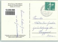3672 Oberdiessbach 1965 - Hotel Löwen mit Innenansicht, gute Erhaltung AK