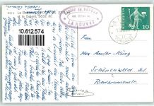 1937 Orsières - Cabane Dufour Hüttenstempel