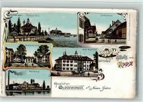 9326 Horn 1907 BOAKC Bleicherei Hotel Lithographie