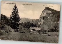 2103 Noiraigue Foto AK Gasthaus La Ferme Robert Creux du Van