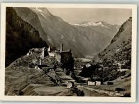 6563 Mesocco 1938 Foto AK Burg