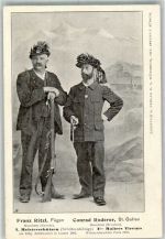 6000 Luzern Lucerne Foto AK Schützenfest Meisterschützen F. Ritzl C. Roderer Schützenkönige