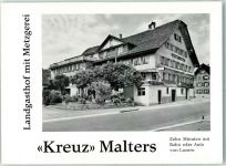 6102 Malters Faltprospekt Gasthaus Kreuz