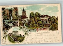 1304 Cossonay-Ville 1900 BOAKC Bergbahn Kirche