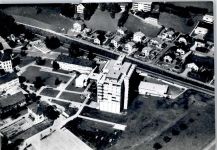 8730 Uznach - Fliegeraufnahme, Kantonales Krankenaus