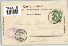 8496 Steg im Tösstal 1903 Foto AK Gasthaus Hörnli