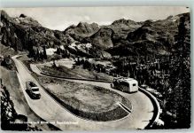 3952 Susten - Sustenstrasse mit Blick auf Sustenhörner