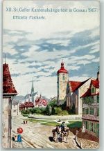 9200 Gossau SG 1907 - XII. St. Galler Kantonalsängerfest