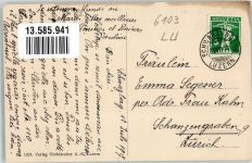 6103 Schwarzenberg LU 1917 Foto AK Hotel und Pension Kreuz