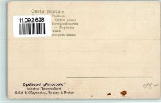 Basler Tracht Rückseite Werbung Speiseöl Ambrosia