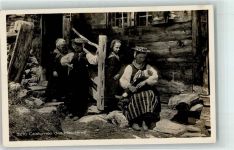 1984 Les Haudères - Bauernfamilie