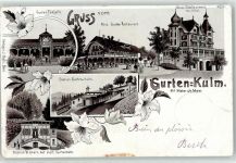 Gurten Kulm - 1902 Gasthaus Gurten Kulm Bahnhof Festhalle