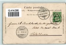 9244 Niederuzwil 1902 Gebrauchsspuren Post Kirche Schulhaus Wasserheilanstalt Buchenthal