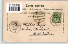 8730 Uznach 1901 BOAKC Lithographie Krankenasyl Grynau Verlag Künzli Nr 504