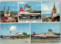 Gebrauchsspuren Swissair DC 8 + Caravelle AK