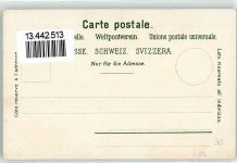 9442 Berneck Lithographie Neugasse Straßenbahn