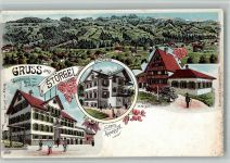 9063 Bad Störgel BOAKC Gasthaus Störgel Schulhaus Lithographie