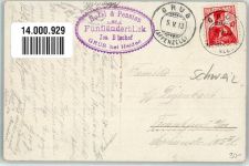 9035 Grub AR 1913 Foto AK Hotel Pension zum Fünfländerblick Pferdekutsche