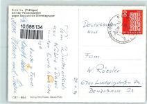 7240 Küblis Foto AK Schnee Winter Kirche Parsennabfahrt Saas Silvrettagruppe