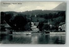 3705 Faulensee 1925 Foto AK Pension Häsler