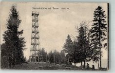 8340 Hinwil 1925 Foto AK Aussichtsturm Bachtel-Turm