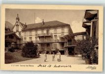 1892 Lavey-les-Bains Lithographie St. Maurice