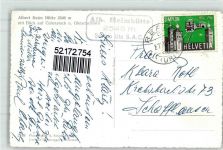 6491 Realp - Albert Heim Hütte mit Blick auf Galenstock und Gletscherhorn Hüttenstempel