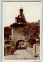 2882 St-Ursanne Foto AK Eingangstor zur Stadt