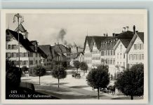 9200 Gossau SG - St. Gallerstrasse Pferdefuhrwerk Oldtimer Stadthäuser