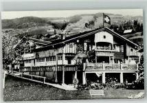 3657 Schwanden Sigriswil 1965 Foto AK Pension Alpenblick alkoholfreies Gasthaus