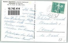 3657 Schwanden Sigriswil 1965 Foto AK Pension Alpenblick alkoholfreies Gasthaus