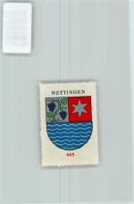 5430 Wettingen - Vignette Wappen Kaffee Hag ca 1920-1940
