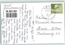 Wildstrubelhütten 1957 Foto AK Gasthaus