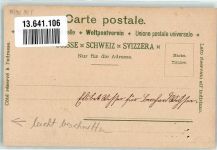 8620 Wetzikon ZH Gebrauchsspuren Lithographie Volksbank Kirche Hotel Schweizerhof leicht beschnitten