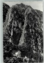 Treschhütte Foto AK Hüttenstempel