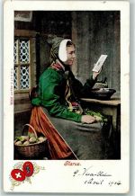 1904 - Glarner Trachtenfrau