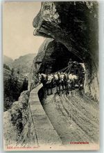 3862 Innertkirchen - Postkutsche auf der Grimselstraße