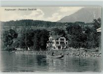3705 Faulensee 1919 - Pension Seeblick Ruderboot