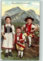 Sennenkinder Trachten Toggenburg 1911