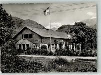 6616 Losone 1955 Foto AK Kaserne Soldatenhaus Feldpost